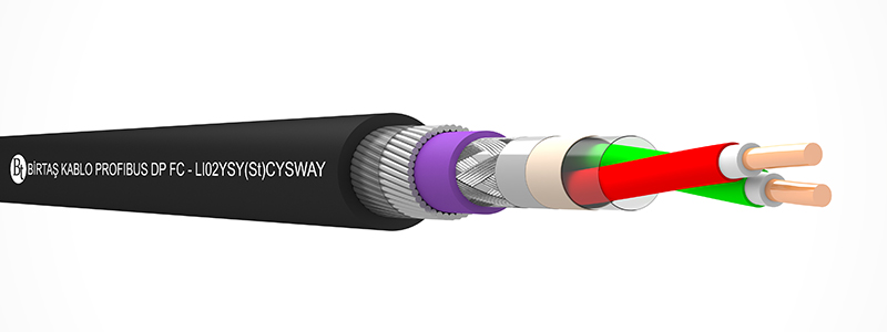 PROFIBUS DP L2/F.I.P – SWA/PVC LI02YSY(St)CYSWAY